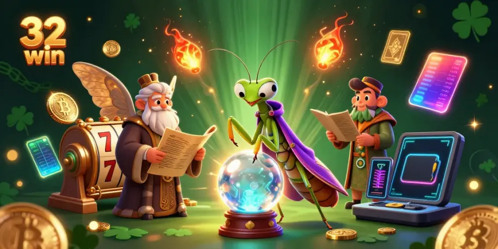 Engage in thrilling games at 32 win with vibrant slot reels and mystical elements.