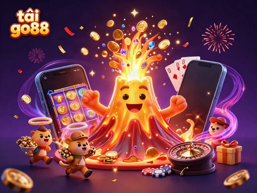 Play exciting games and win prizes with tải go88 featuring vibrant casino scenes.
