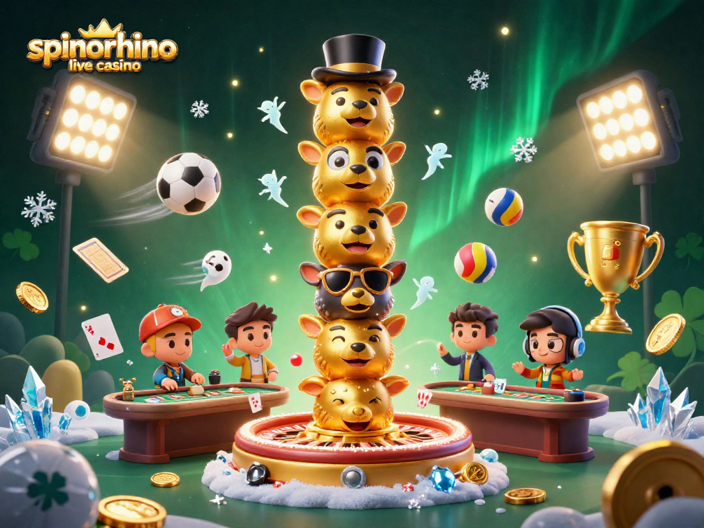 Speel aan de echte tafels van het spinorhino live casino met blackjack en roulette in een spannende setting.